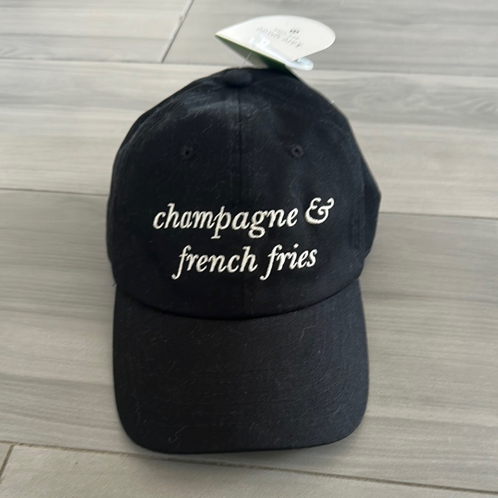 NWT | Kate Spade x Target | “Champagne and French Fries” Baseball Cap ♠️🧢
